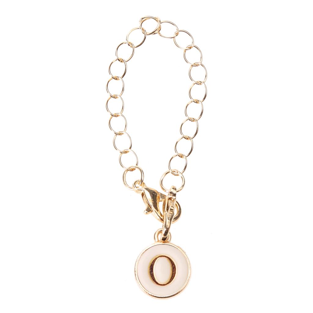 Буква Шарм Аксессуар для Чашки Уникальный Круглый Шарм для Ручки для Брелока Рюкзака Цепочка для Ручки Водяной Чашки с Застежкой-Лобстером