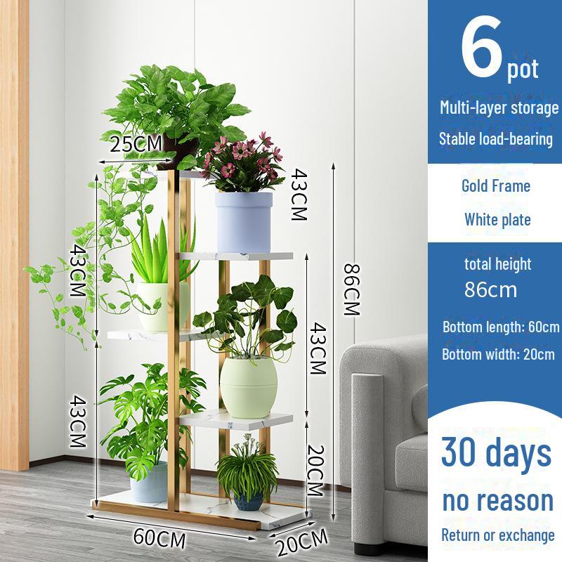 Многоуровневая подставка для комнатных растений Nordic для гостиной или балкона
