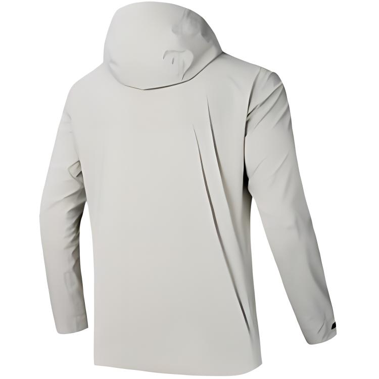 Anta Comfortable Outdoor Mountaineering Waterproof Windproof Breathable Jacket Men Jackets Cool-Gray 152437605-1