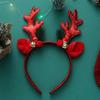 Deer Horn Funny Sequins Women Hair Hoops Elk Antler Christmas Headbands Korean Style Hairbands