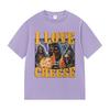 Funny I Love Cheese Skeleton Graphic TShirts Unisex Women Vintage Harajuku Short Sleeve Tshirt Summer Cotton Tops fashion T Shirt
