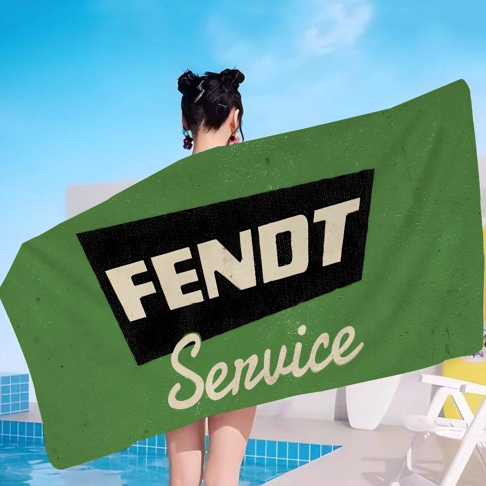 Трактор для фермы F-Fendt Полотенце для ванны из микрофибры Мягкое Впитывающее Воздухопроницаемое Для девочек Детей Декоративное Мультяшное Пляжное полотенце