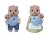 Epoch Sylvanian Families Doll [Otter Family] FS-32