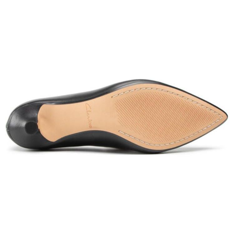 Clarks Элегантные остроносые туфли-лодочки на шпильке Женские туфли Черные 261615334