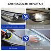 Car Headlight Restoration Kit  Headlamp Lens Restore Oxidation Yellow Scratch Repair Liquid Polymer