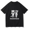 Radiohead T-Shirts Indie Rock Band Anime T-Shirt Letnia Męska Koszulka Z Wysokiej Jakości Popularnej Bawełny Women's Clothing