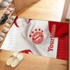 Bayern Munich Customizable Name Floor Mat Suitable for Entryway Dining Room Playrooms Game Room Antislip Carpet Office home decor Gift for Festivals