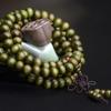 Sandalwood Tibetan Buddhism Mala Sandal Prayer Beads 108 Beads Bracelet Necklace