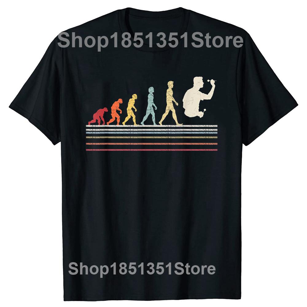 Retro Vintage Dartboard Dreams Darts Player Tee Tops Round Neck ShortSleeve Fashion Tshirt Clothing Casual Basic Tshirts