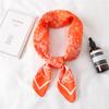 70 * 70cm New Silk Small Square Scarf For Women'S Neck Protection Professional Scarf Versatile Hair Tie Headscarf Scarf