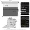 IN&VI 120-inch Electric Recessed Fresnel ALR Projector Screen