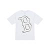 Новая футболка MLB Boston Red Sox Basic Collection SS25 Унисекс Белая 3ATSB6053-43WHS