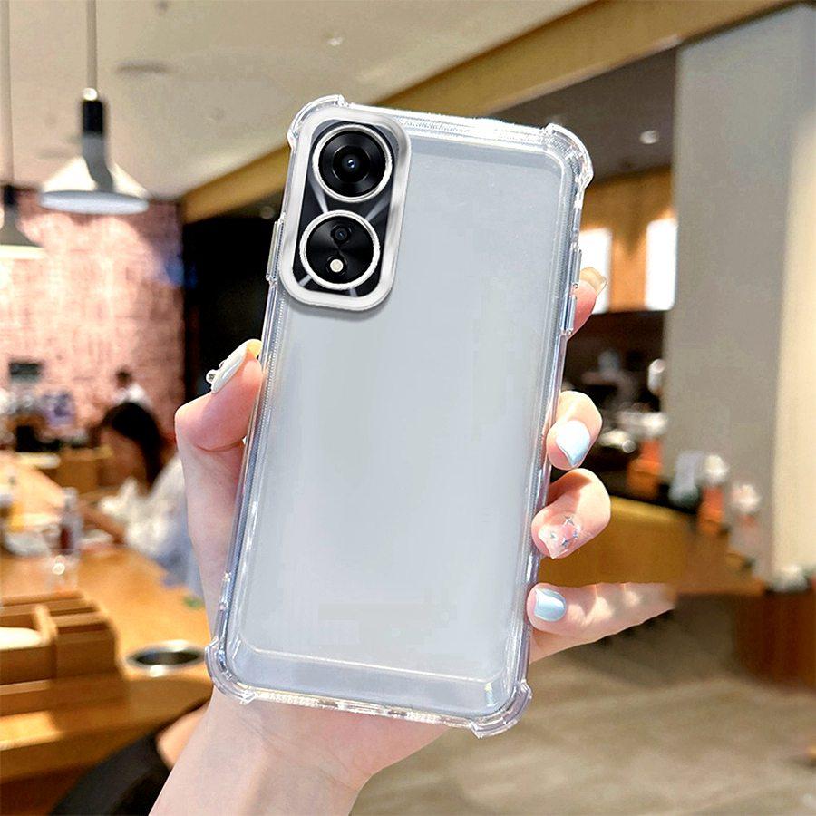 Противоударный чехол-футляр для линз с воздушной подушкой для Realme C85 15T 16 C71 C61 C63 OPPO A6X A98 5G A79 A38 A18 A53 A96 A5 A6 A16 Reno 13 14 15 15F Покрытие Силиконовый чехол