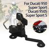 Подходит для DUCATI SUPERSPORT 950S 950 Мотоцикла Алюминиевый сплав Замок для шлема Крючок-крепление с 2 ключами Боковой замок безопасности от кражи