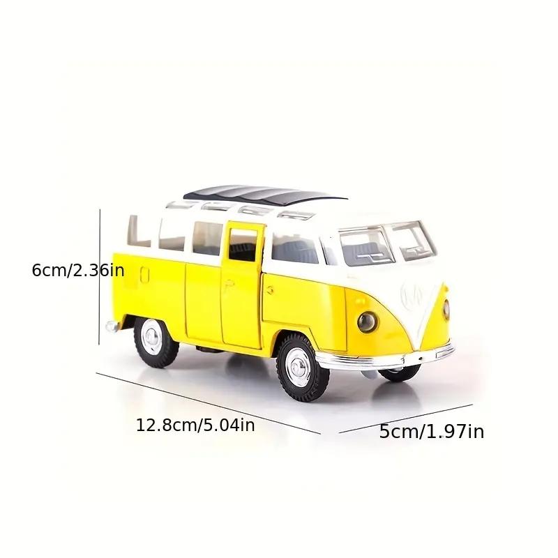 1/32 Alloy Bus Car Model: A Fun and Educational Toy for Boys! Christmas, Halloween, Thanksgiving Day Gift