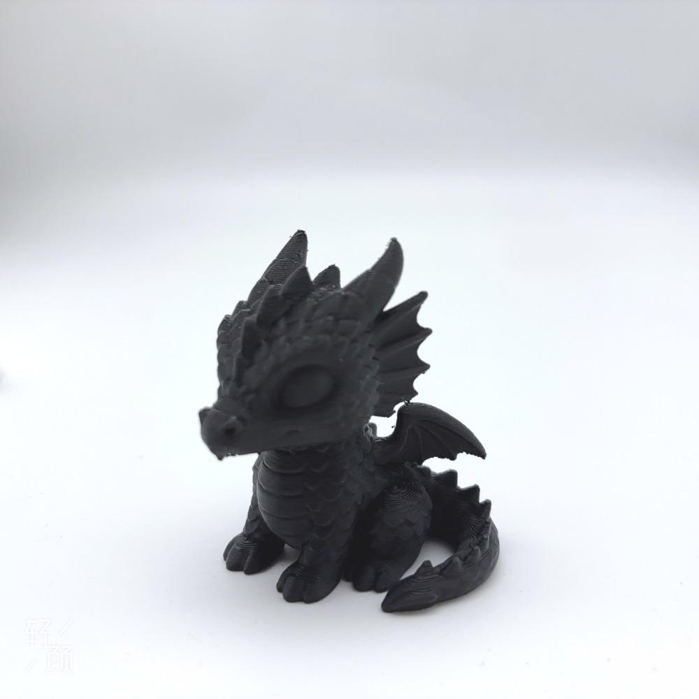 Скульптура Драконьего Малыша, 3D-печатная статуэтка детеныша дракона, Декоративный элемент с драконом, Многофункциональное украшение для рабочего стола
