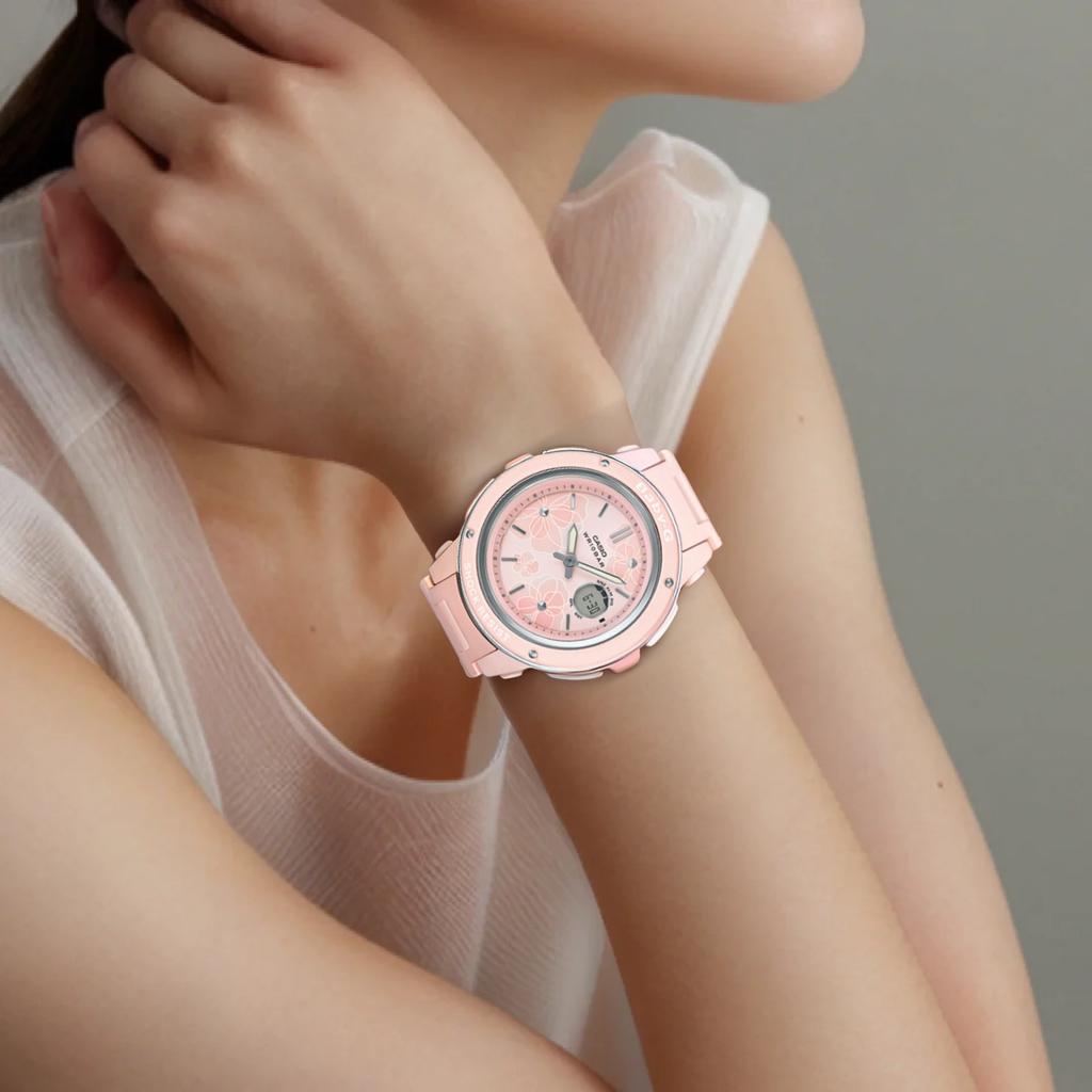 Casio Женские часы BABY-G Розовые BGA-150FL-4ADR BGA-150FL-4ADR