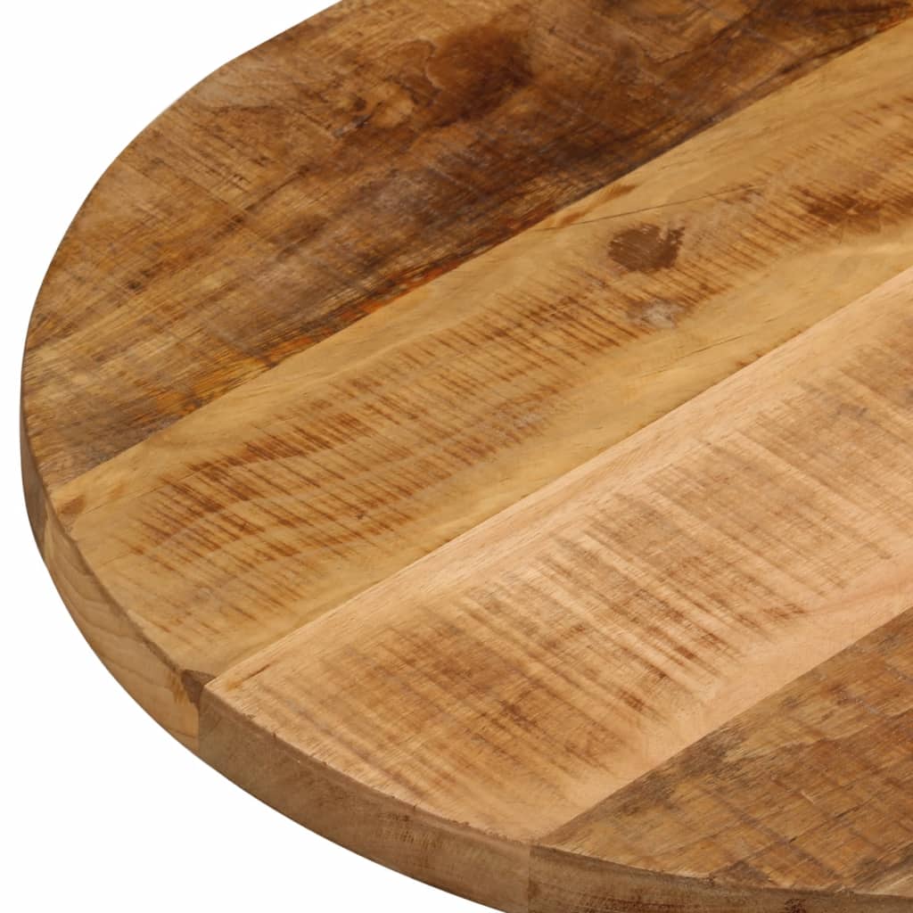 Vidaxl Blat Stołu, 120X60X3,8 Cm, Owalny, Lite Surowe Drewno Mango
