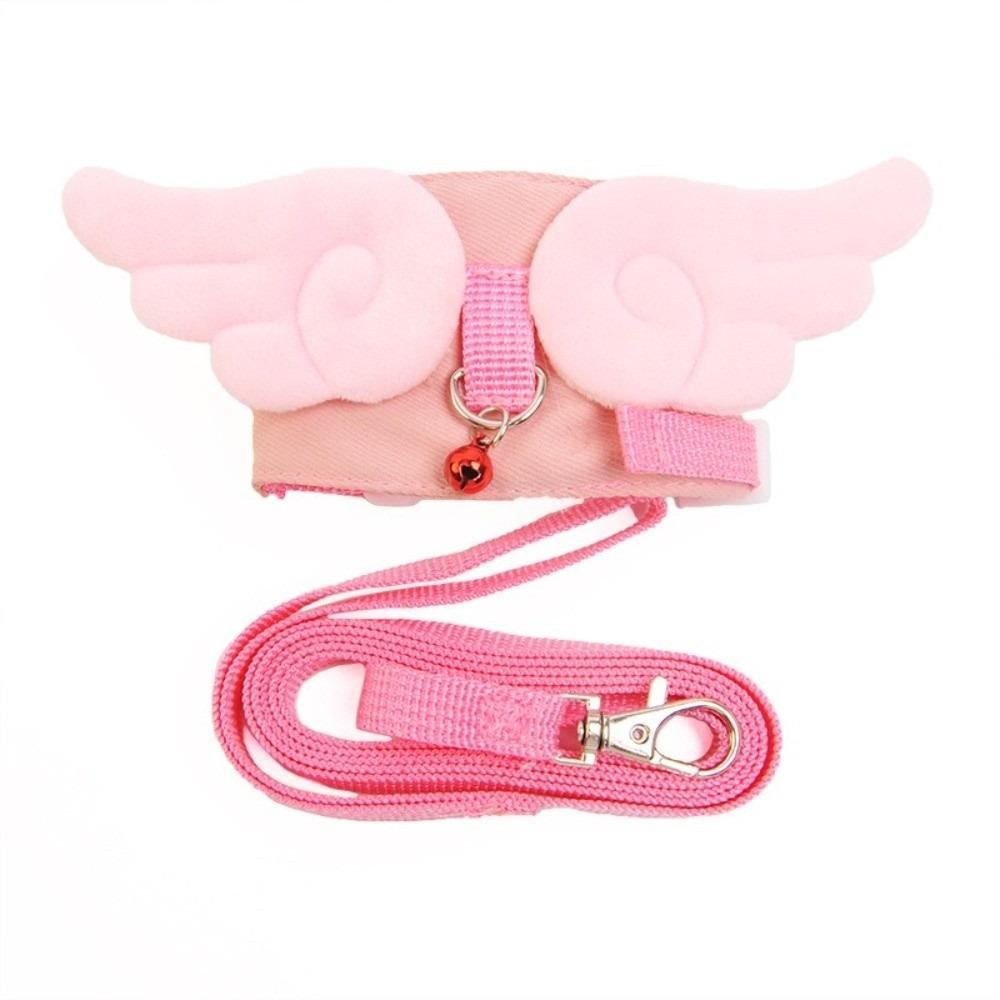 Adjustable Ferret Traction Harness Cartoon Pet Traction Rope Guinea Pig Chest Strap Pet Supplies