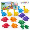 Matching Dinosaur Toy With Storage Bag Montessori Toys for Kids Counting Learning Toys for Toddlers Children Development Game