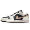 Jordan Air Jordan 1 Blue Waterfall Низкие Тренировочные Кроссовки Мужские Черно-Бело-Синие IH0649-021(Команда645-)