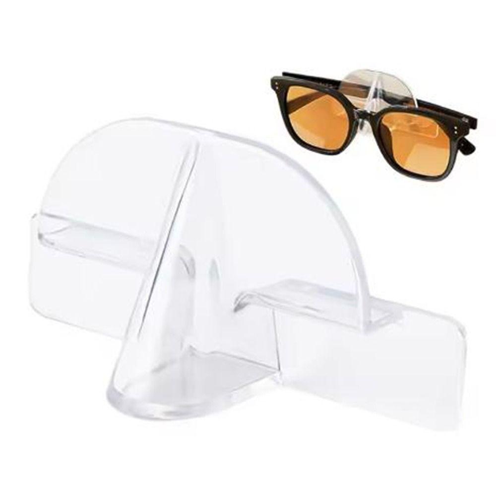 10Pcs Clear Glasses Storage Rack Wall Mounted Glasses Display Rack Living Room