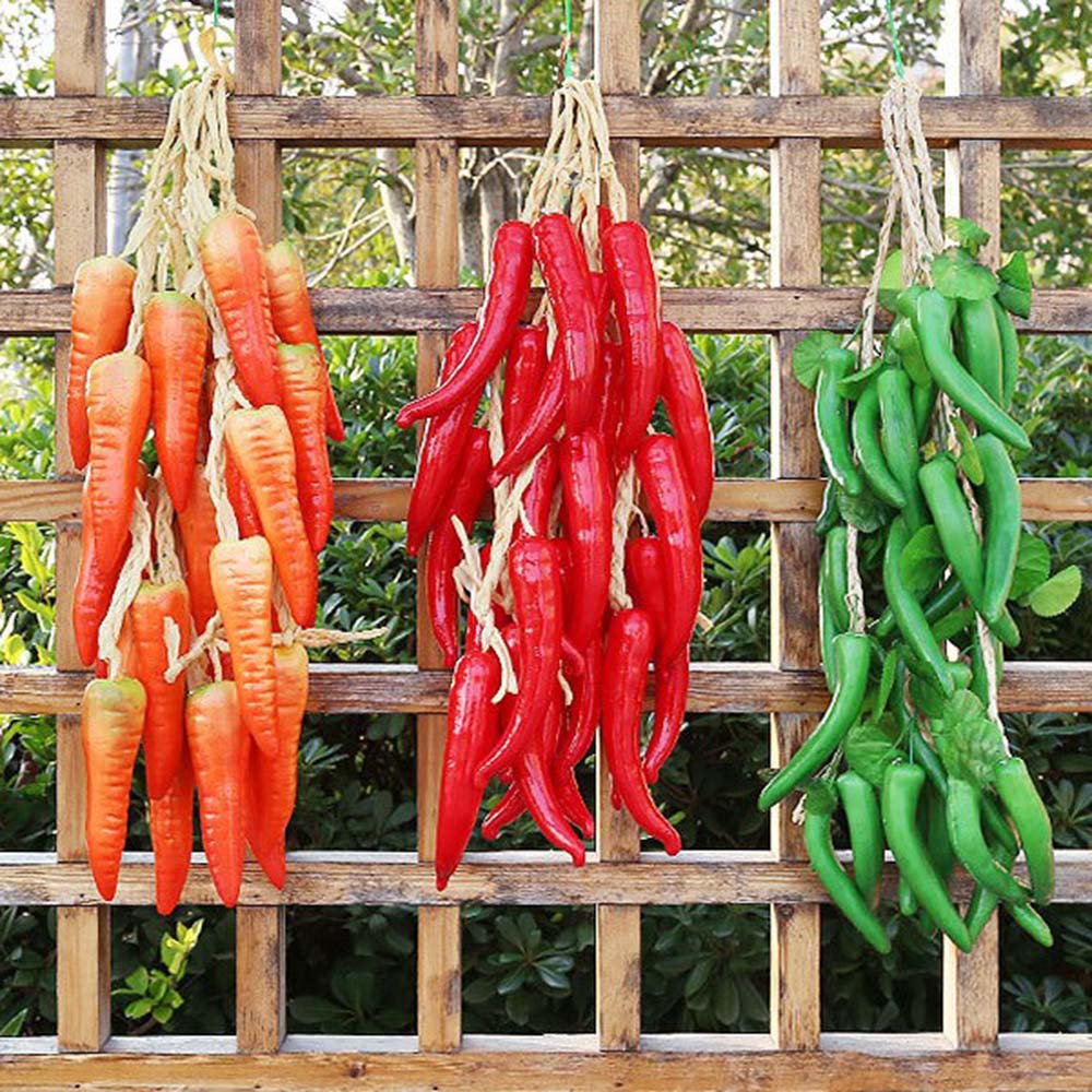 Chili Photography Props Pepper Wall Decor Simulation Food Fake Vegetables Artificial Vegetables