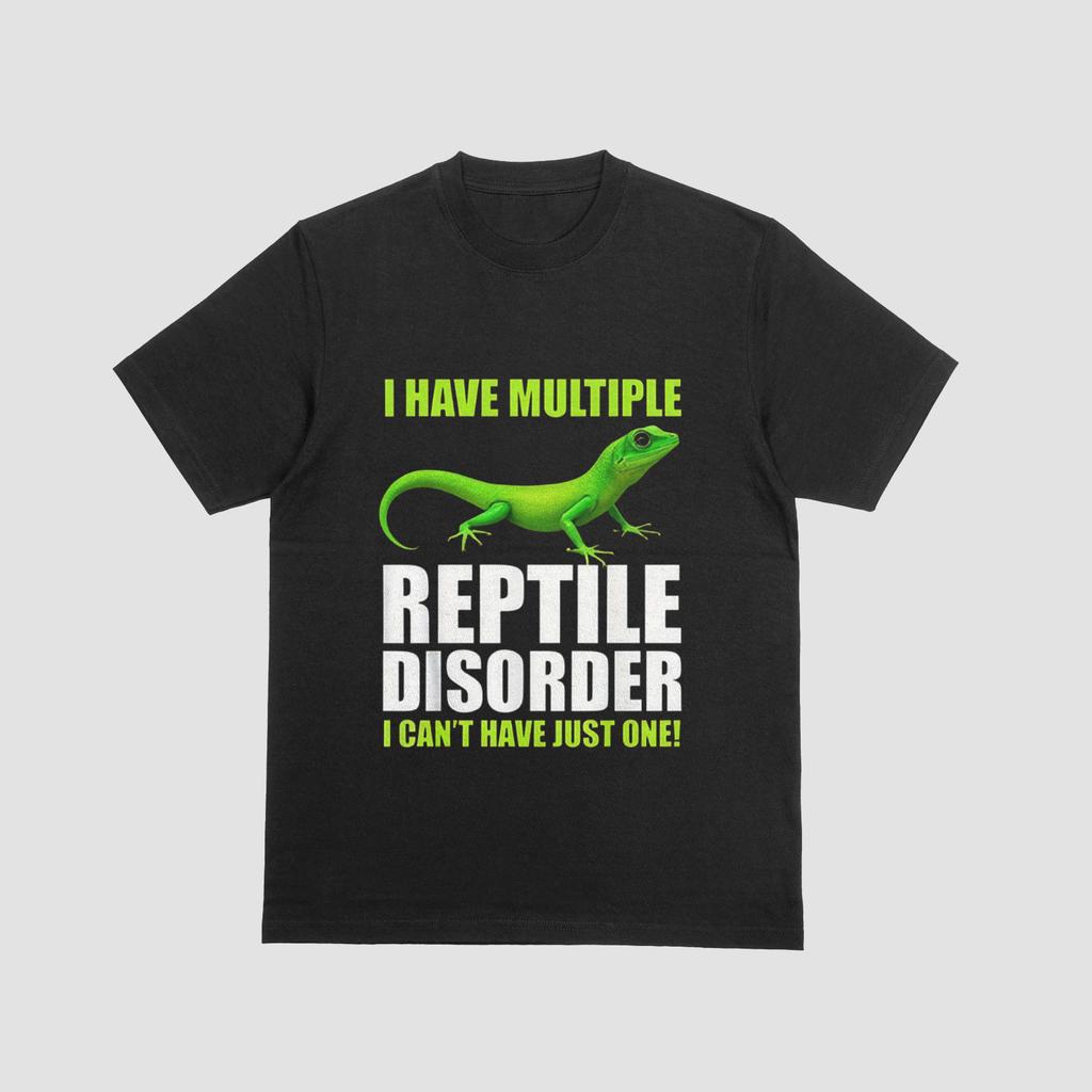I Have Multiple Reptile Disorder Funny Lizard Reptile Lover Shirt
