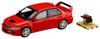 HJ64 Mitsubishi Lancer Evolution 9 GSR with Engine Display Red Finished Product 1/64 Model, Solid,