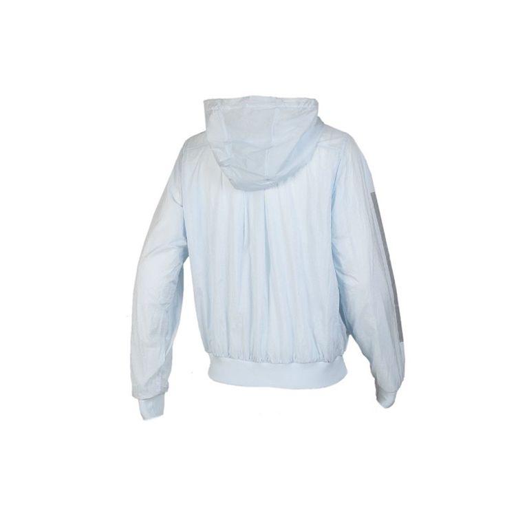 Adidas Windbreaker Hoodie Casual Sports Jacket Women Jacket Light-Blue FK3521