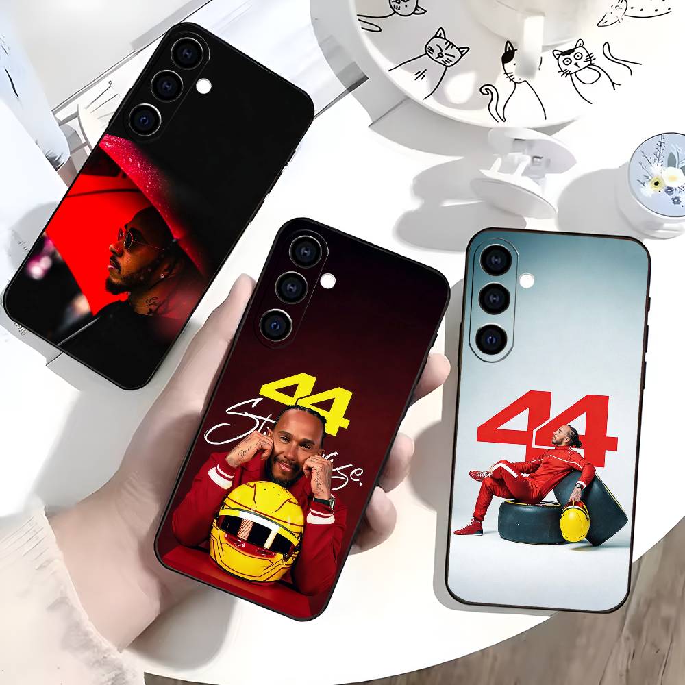44 L-Lewis H-Hamilton Чехол для телефона для Samsung Galaxy A73, A72, A71, A70, A53, A52, A51, Мягкий силиконовый черный чехол