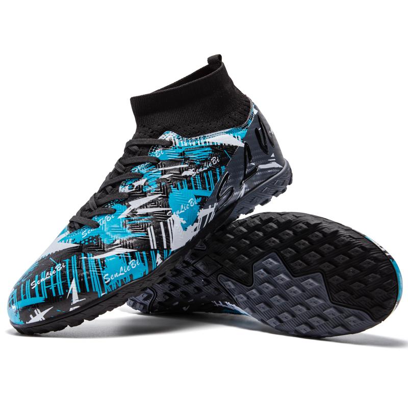Мужские/детские футбольные бутсы Кожаные футбольные бутсы Резиновая мягкая подошва Короткие шипы Искусственный газон Юношеские Детские Футбольные Бутсы Мужские Футбольные Бутсы