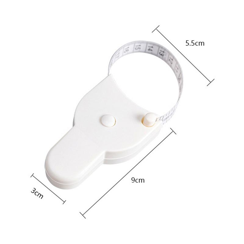 Автоматическая телескопическая лента для измерения тела 150 см/60 дюймов, швейная линейка, инструменты, самоубирающаяся, для похудения