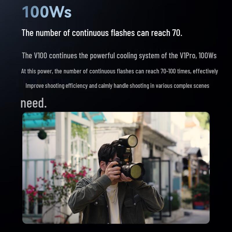 Godox V100 100W TTL Speedlight for Sony