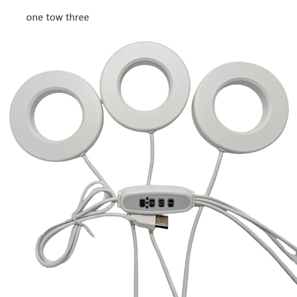 Светодиодная лампа полного спектра с 4 уровнями регулировки яркости для выращивания растений, регулируемая по высоте подсветка для комнатных растений