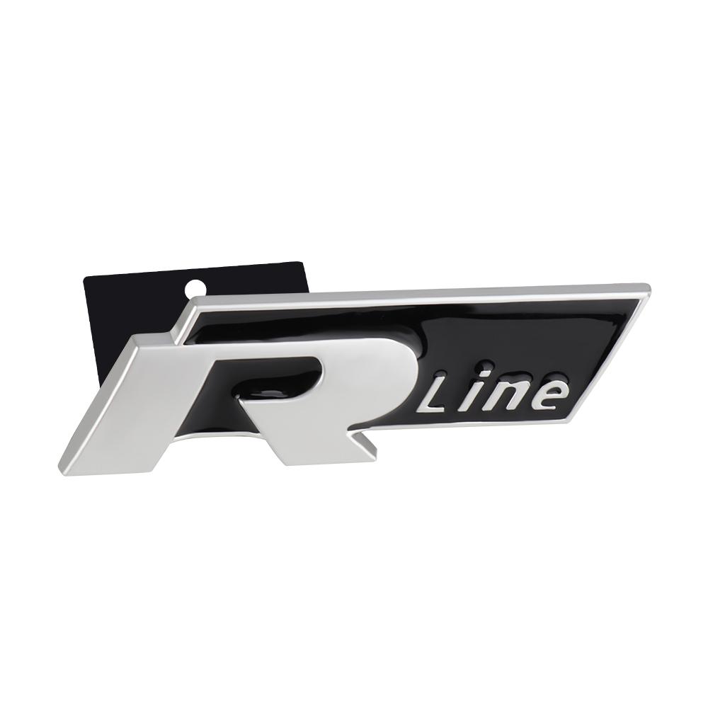 2026 New For VOLKSWAGEN VW 1pc 3D Car Front Grille Emblem Tail Rear Trunk Badge Sticker for Volkswagen VW R Rline Logo Golf 7 5