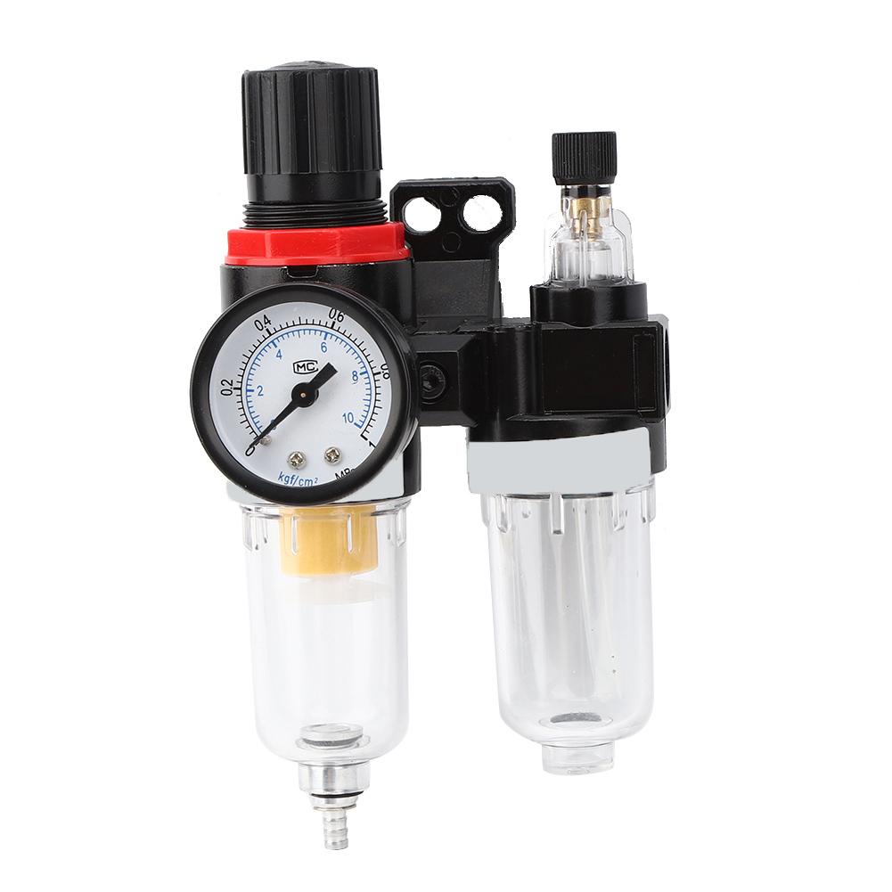Treatment, Compressed Filter Regulator, AFC2000 Oil-water Separator Filter, 1Celsius4 Inch NPT Pressure Regulator, Gas Liquid, A essories
