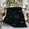 Cosmic Star Pattern Digital Printing Flannel Blanket Printing Single Layer Flannel Blanket