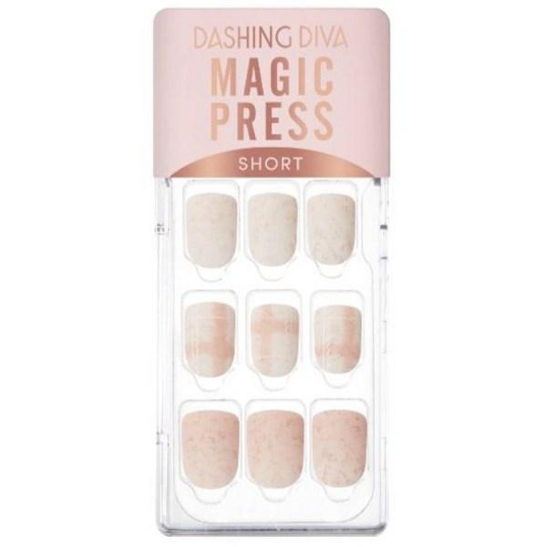 Desing Diva Magic Press Nail Tip Set, Fluffy Check, 1 Set