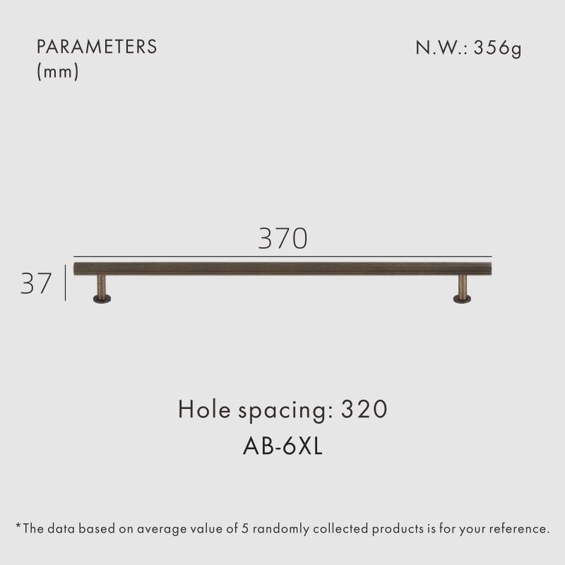 Dooroom Brass Linear Stripe Furniture Handles Antique Brass Cupboard Wardrobe Dresser Shoe Box Drawer Cabinet T-bar Pulls