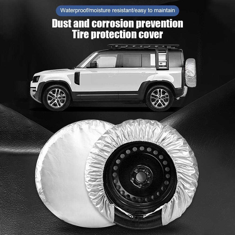Чехлы для шин автофургона, туристического прицепа, кемпера, грузовика, внедорожника, автодома, водонепроницаемый чехол для колеса, защита от солнца, дождя и снега, подходит для шин 27–32 дюймов