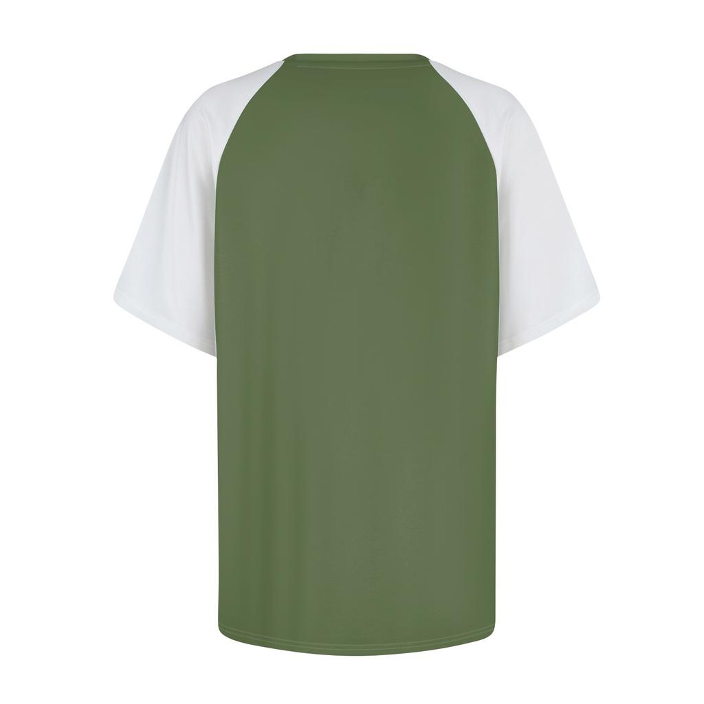 Women's  Short Sleeve T Shirts Round Neck Cute Tunic Tops Basic Tees Blouses Loose Fit Pullover