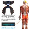 Электрический EMS тренажер для бедер, фитнес-тренажер для ягодиц, вибратор, формирователь, наклейка, стимулятор мышц, машина для похудения, массаж, расслабление