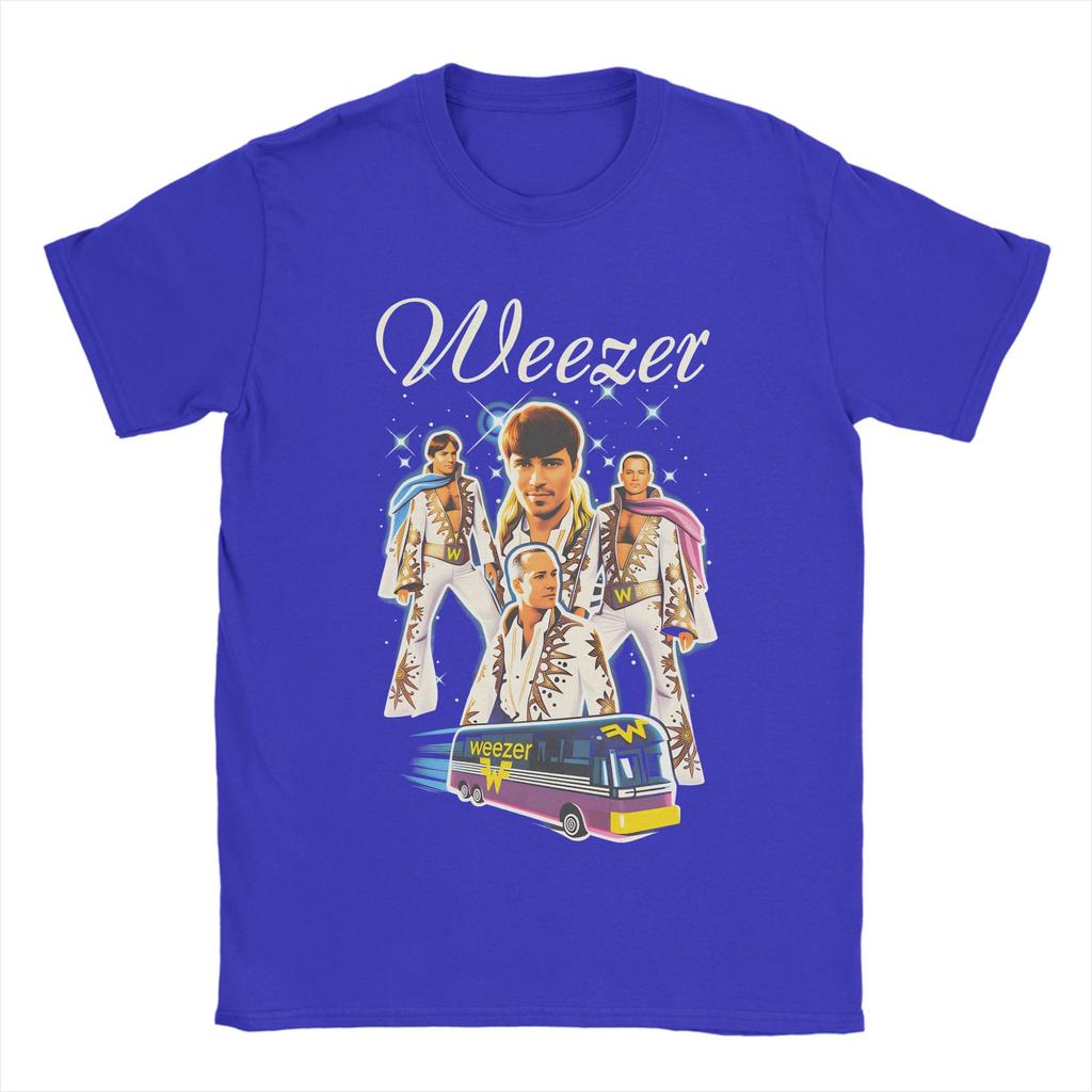 Weezer 95 Brush Your Teeth Cotton T Shirt For Unisex Street Style TShirts Round Neck Popular Tees Oversize Pattern Clothing