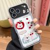 Щенок с яблочной головой подходит для чехла-книжки два в одном для iPhone17promax, Apple 16 нишевый 15 поколение простой