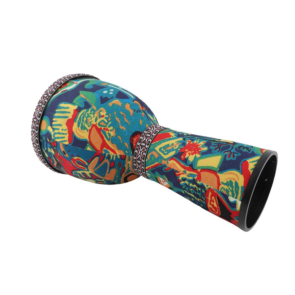 8-дюймовый африканский барабан ПВХ корпус барабана Козья кожа поверхность барабана Легкий барабан для хлопания руками Перкуссионный инструмент Красочный