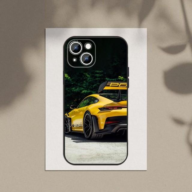 Крутой мужской спортивный чехол для телефона с автомобилем для Apple iPhone 15,14,13,12,11,XS,XR,X,8,7,Pro,Max,Plus,мини силиконовый черный чехол