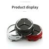AABGU1 Black Red Raised New 4pcs 75mm For Mercedes Benz AMG A0004000900 Car Styling Wheel Center Cap Hub Covers Badge Car Accessories
