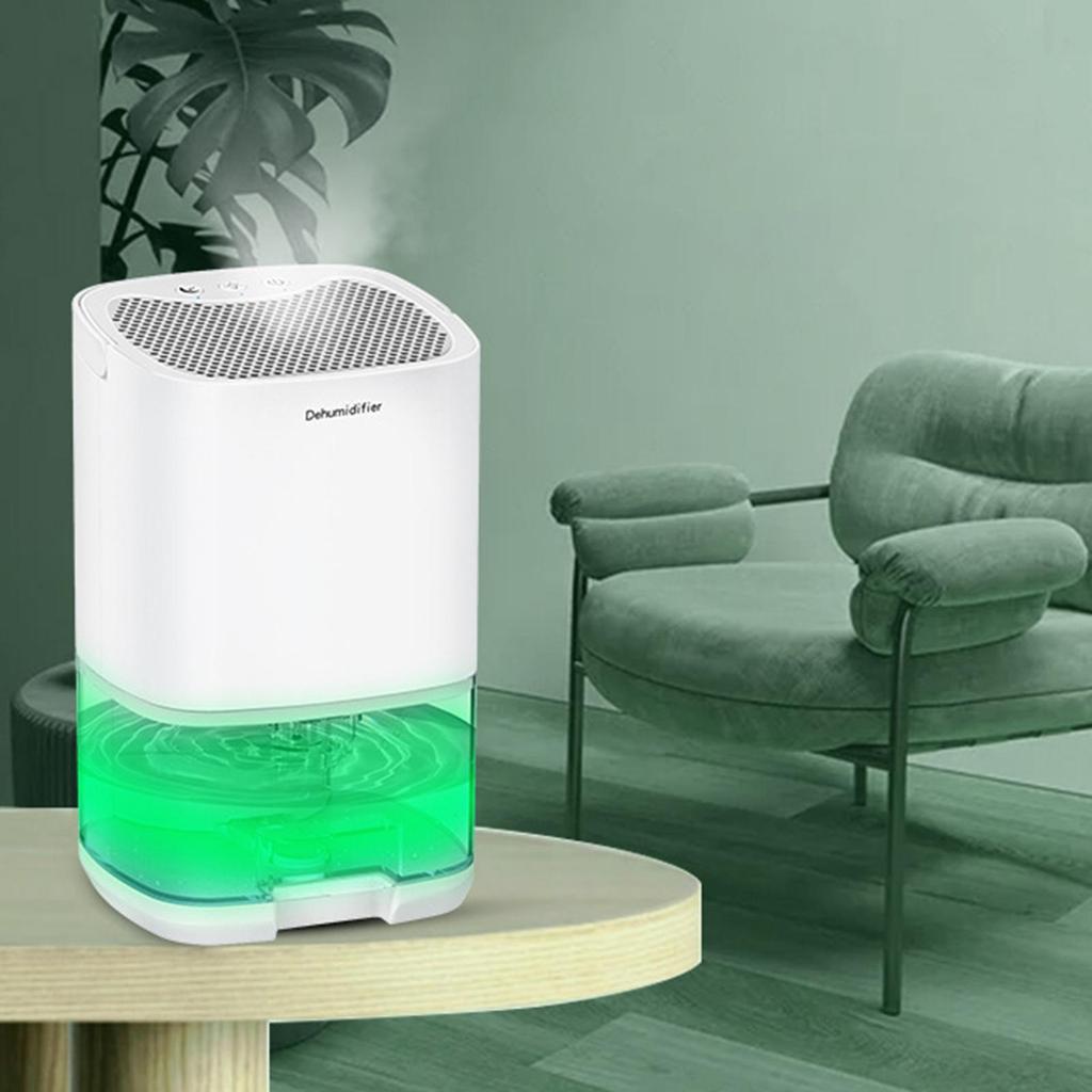 Electric Dehumidifier Compact Quiet Auto Off Moisture Absorbers Portable Dehumidifier for Wardrobe Home Bathroom Office