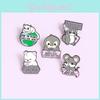 Cute Cartoon Animal Brooches Featuring Adorable Cats Penguins And Polar Bears For Unique Style